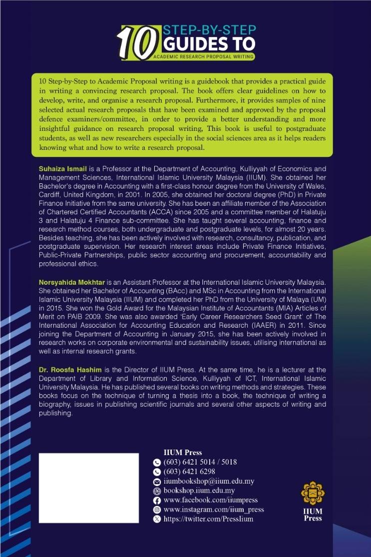 10 Step-by-Step Guides to Academic Research Proposal Writing